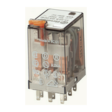 Általános célú relé 10A 3-v dugaszolós 230VAC monostabil IP20 55.33.8.230.0010 FINDER