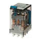 Általános célú relé 10A 3-v dugaszolós 24VDC monostabil IP20 55.33.9.024.0010 FINDER