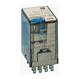 Általános célú relé 7A 4-v dugaszolós 12VDC monostabil IP20 55.34.9.012.0040 FINDER