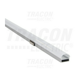 LED szalag profil alumínium 14,8x8,66x1000mm 10mm széles szalaghoz  TRACON