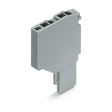 Anyacsatlakozó kezdőmodul 1P 13.5A 500V termoplaszt 0.14-1.5mm2/sokerű szürke X-COM S-Mini WAGO