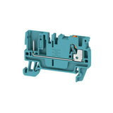 Átmenő sorkapocs TS35 1-szint 2-poz 0.5-2.5mm2/érvéghüvely 24A APGTB 2.5 FT 2C/1 BL Weidmüller