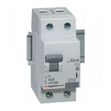 Áram-védőkapcsoló (Fi-relé) analóg 1P+N 25A 30mA A-típus 10kA RX3 LEGRAND