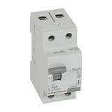 Áram-védőkapcsoló (Fi-relé) analóg 1P+N 40A 30mA A-típus 10kA RX3 LEGRAND