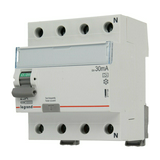 Áram-védőkapcsoló (Fi-relé) analóg 3P+N 25A 30mA A-típus 10kA TX3 LEGRAND