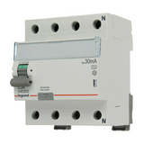 Áram-védőkapcsoló (Fi-relé) analóg 3P+N 63A 30mA A-típus 10kA TX3 LEGRAND