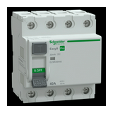 Áram-védőkapcsoló (Fi-relé) analóg 4P 40A 30mA A-típus 6000A MSZ 61008-1 Easy Pro R Schneider