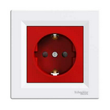 Asfora 162 dugalj földelt gyerekzárral IP20 süllyesztett Schneider