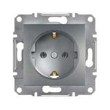 Asfora 162 dugalj földelt nemesacél IP20 süllyesztett Schneider