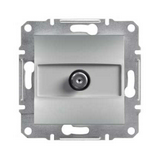 Asfora antenna aljzat SAT süllyesztett komplett alumínium 1-kimenet végzáró 1dB/860MHz Schneider