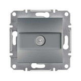 Asfora antenna aljzat TV süllyesztett komplett acél 1-kimenet átmenő 4dB/860MHz Schneider