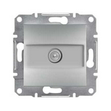 Asfora antenna aljzat TV süllyesztett komplett alumínium 1-kimenet végzáró 1dB/860MHz Schneider