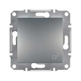 Asfora N101 csengőnyomó betét közp. fedéllel 1- nyomógomb 1z nemesacél csengő IP20 Schneider