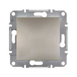 Asfora vakfedél vakfedél bronz üres-jel IP20 műanyag karmos Schneider