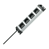 Asztali elosztósor 1.5mm2 1.4m 4x2P+E/230V 16A ezüst IP20 POWERversal Kopp
