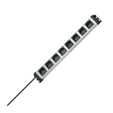 Asztali elosztósor 1.5mm2 1.4m 8x2P+E/230V 16A ezüst IP20 POWERversal Kopp
