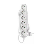 Asztali elosztósor 1.5mm2 3m 6x2P+E/230V 10A fehér IP20 DÜWI