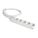 Asztali elosztósor 3680W 1.5mm2 3m 5x2P+E/230V 16A fehér IP20 SOLERA