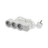 Asztali elosztósor 3680W fehér/szürke 1.5mm2 1.5m 3x2P+E/230V 16A IP20 Standard LEGRAND