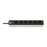 Asztali elosztósor gyerekvédős 1.5mm2 1.5m 6x2P+E/230V 16A kapcsolós IP20 EColor LECTRA