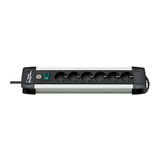 Asztali elosztósor gyerekvédős 1.5mm2 3m 4x2P+E/230V 16A fekete IP20 Premium-Alu-Line LECTRA