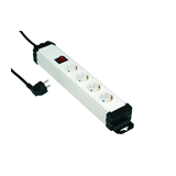 Asztali elosztósor gyerekvédős szerelhető rögzíthető 1mm2 2m 4x2P+E/230V 16A  kapcsolós ANCO