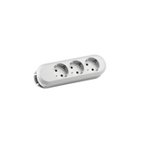 Asztali elosztósor gyerekvédős vezeték nélkül 188mm 3x2P+E/230V 16A fehér IP20 Smart Bachmann