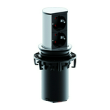 Asztali liftes dugaljoszlop gyerekvédős 230mm 1.5mm2/ 0.2m 2x2P+E/230V 16A IP20 Elevator Bachmann