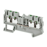 Átmenő sorkapocs TS35 1-szint 4-poz 0.2-2.5mm2/érvéghüvely 24A szürke Linergy TR Schneider