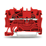 Átmenő sorkapocs TS35 1-szintes 18A 0.75-1.5mm2 piros rugószorításos rugószorításos WAGO