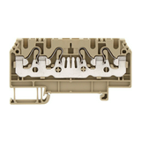 Átmenő sorkapocs TS35 1-szintes 24A 0,2-2,5mm2/érvéghüvely bézs FRK 2,5/4A BG CONTA-CLIP