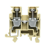 Átmenő sorkapocs TS15 1-szintes 24A 0.5-2.5mm2/érvéghüvely bézs csavaros AKZ 2.5 Weidmüller