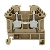 Átmenő sorkapocs TS35 1-szintes 32A 0,2-4mm2/érvéghüvely bézs csavaros/ RK 2,5-4/35 BG CONTA-CLIP