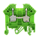 Átmenő sorkapocs TS32/35 1-szintes 32A 0,2-4mm2/érvéghüvely zöld csavaros/ RK 2,5-4 GN CONTA-CLIP