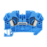 Átmenő sorkapocs TS35 1-szintes 32A 0,5-4mm2/érvéghüvely kék ZRK 4/2A BU CONTA-CLIP