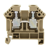 Átmenő sorkapocs TS35 1-szintes 57A 0,2-10mm2/érvéghüvely bézs csavaros/ RK 6-10/35 BG CONTA-CLIP