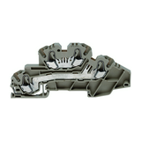 Átmenő sorkapocs TS35 2-szintes 32A 0,2-2,5mm2/érvéghüvely bézs FDLIS 2,5-4 L/L CONTA-CLIP