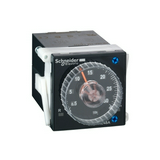 Beépíthető időrelé meghúzáskésleletetésű 0,02s-300h 2-v 24-240V50Hz 5A Zelio RE48 Schneider