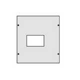 Beépítőkészlet h630 kompakt kész. függ. 600mm 350mm x 80mm Quadro Hager