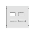 Beépítőkészlet h630 kompakt kész. függ. 600mm 600mm x 80mm Quadro Hager