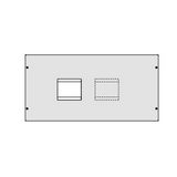 Beépítőkészlet h630 LSI komp. megszakítóhoz függ. 400mm 800mm x 80mm Quadro Hager