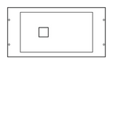 Beépítőkészlet HA352 125/160A szakaszolókapcsolóhoz 600mmx 600mmx 200mm fém 9010-RAL Quadro Hager