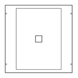 Beépítőkészlet HA800-1600A szakaszolókapcsolóhoz 600mmx 600mmx 200mm fém 9010-RAL Quadro Hager