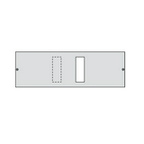 Beépítőkészlet LSIh250A kompakt megszakítóhoz vízszintes 600mmx 200mmx 200mm fém Quadro Hager