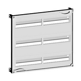 Beépítőkészlet REG R125 450mmx 250mmx 3-kalapsín 12-modul/sín ALPHA 400/630 SIEMENS