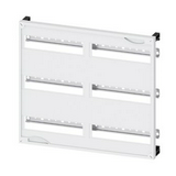 Beépítőkészlet REG R15 450mmx 500mmx 6-kalapsín 12-modul/sín kivágottfedlél ALPHA 160 SIEMENS