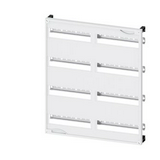 Beépítőkészlet REG R15 600mmx 500mmx 8-kalapsín 12-modul/sín kivágottfedlél ALPHA 160 SIEMENS