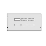 Beépítőkészlet x/h250/HNB/HNC/HEC megszakító függ. 300mm 800mm x 100mm Quadro Hager