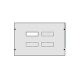 Beépítőkészlet x/h250/HNB/HNC/HEC megszakító függ. 400mm 600mm x 200mm Quadro Hager