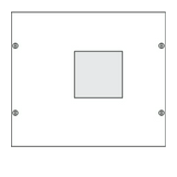 Beépítőkészlet x/h250/HNB/HNC/HEC megszakító függ.  Quadro Hager